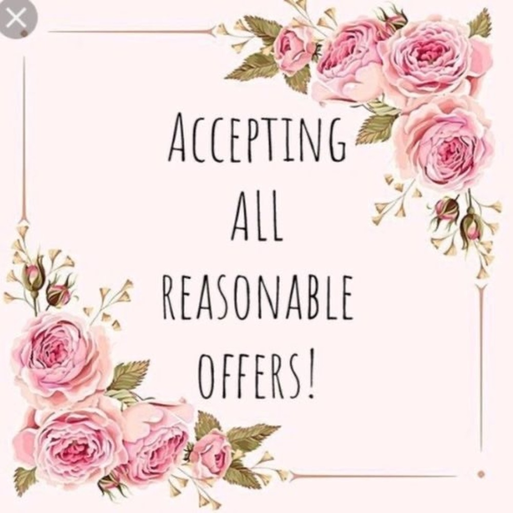 🤩 I accept all reasonable offers 🎉